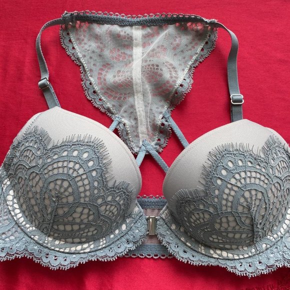 Dream Angels Push Up Bra 32B Crochet Lace - Picture 1 of 7